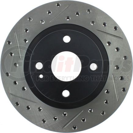 127.45058R by STOPTECH - StopTech Sport Drilled & Slotted Brake Rotor; Front Right