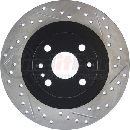 127.45062L by STOPTECH - StopTech Sport Drilled & Slotted Brake Rotor; Rear Left