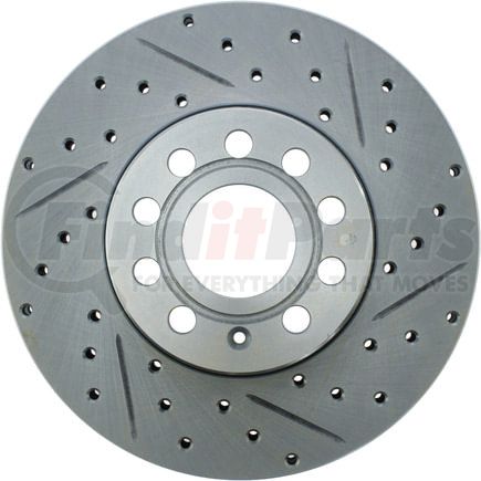 227.33110L by STOPTECH - StopTech Select Sport Drilled and Slotted Brake Rotor; Front and Rear Left