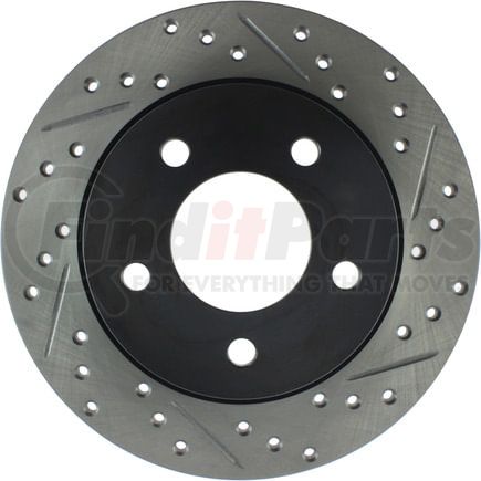 127.45066L by STOPTECH - StopTech Sport Drilled & Slotted Brake Rotor; Rear Left