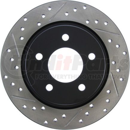 127.45067R by STOPTECH - StopTech Sport Drilled & Slotted Brake Rotor; Rear Right