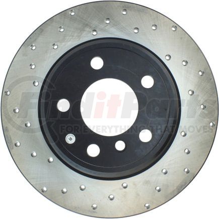 128.34051R by STOPTECH - StopTech Sport Cross Drilled Brake Rotor; Rear Right