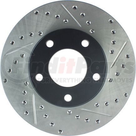 127.45068L by STOPTECH - StopTech Sport Drilled & Slotted Brake Rotor; Front Left