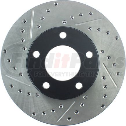 127.45068R by STOPTECH - StopTech Sport Drilled & Slotted Brake Rotor; Front Right