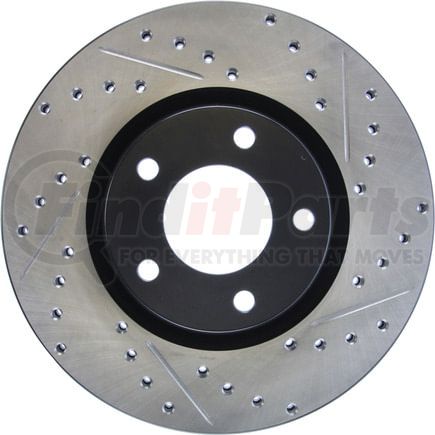 127.45069L by STOPTECH - StopTech Sport Drilled & Slotted Brake Rotor; Front Left