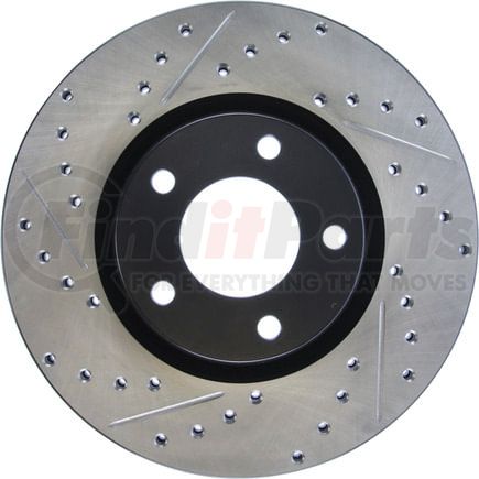 127.45069R by STOPTECH - StopTech Sport Drilled & Slotted Brake Rotor; Front Right