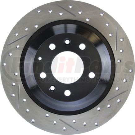 StopTech 127.45074L Disc Brake Rotor StopTech Sport Drilled & Slotted Brake Rotor; Rear Left