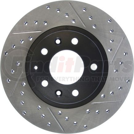 127.45075CL by STOPTECH - StopTech Sport Cryo Drilled & Slotted Brake Rotor; Front Left
