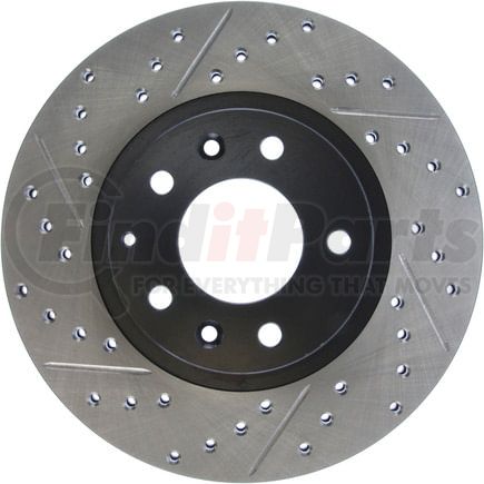 127.45075CR by STOPTECH - StopTech Sport Cryo Drilled & Slotted Brake Rotor; Front Right
