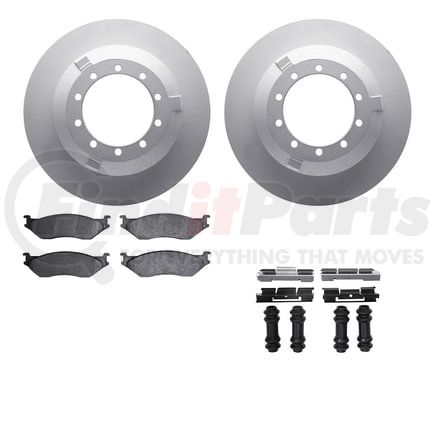 4512-99162 by DYNAMIC FRICTION COMPANY - GEOSPEC Coated Rotors with 5000 Brake Pads - Ceramic and Hardware