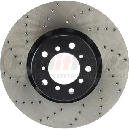 128.34063R by STOPTECH - StopTech Sport Cross Drilled Brake Rotor; Front Right