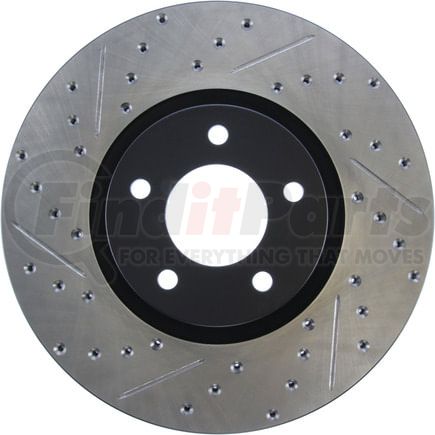 127.45078R by STOPTECH - StopTech Sport Drilled & Slotted Brake Rotor; Front Right