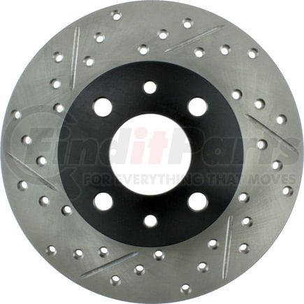 127.04001R by STOPTECH - StopTech Sport Drilled & Slotted Brake Rotor; Front and Rear Right