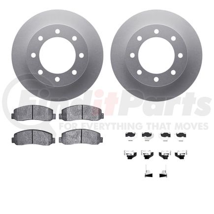 4512-99183 by DYNAMIC FRICTION COMPANY - GEOSPEC Coated Rotors with 5000 Brake Pads - Ceramic and Hardware