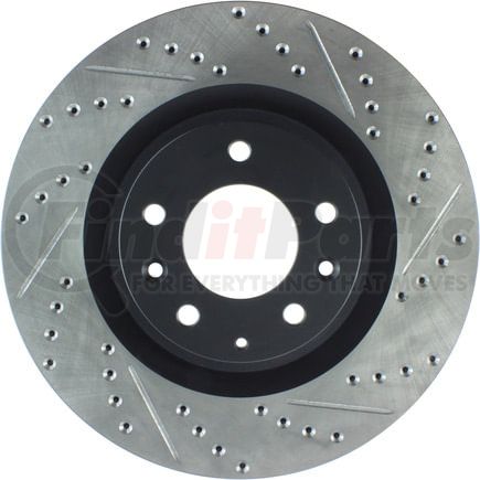 127.45080CL by STOPTECH - StopTech Sport Cryo Drilled & Slotted Brake Rotor; Front Left