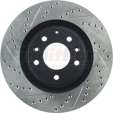 127.45080R by STOPTECH - StopTech Sport Drilled & Slotted Brake Rotor; Front Right