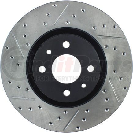 127.04004R by STOPTECH - StopTech Sport Drilled & Slotted Brake Rotor; Front Right