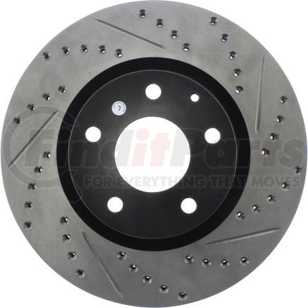 127.45086L by STOPTECH - StopTech Sport Drilled & Slotted Brake Rotor; Front Left