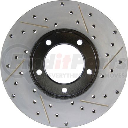127.20002CL by STOPTECH - StopTech Sport Cryo Drilled & Slotted Brake Rotor; Front Left