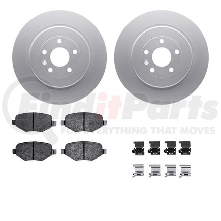 4512-99213 by DYNAMIC FRICTION COMPANY - GEOSPEC Coated Rotors with 5000 Brake Pads - Ceramic and Hardware