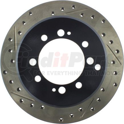 127.46022R by STOPTECH - Sport Drilled & Slotted Brake Rotor, Rear Right