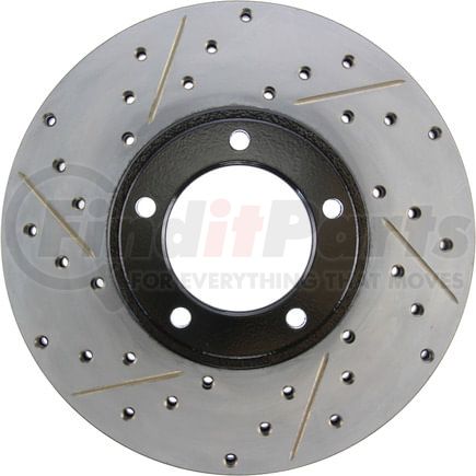 127.20002R by STOPTECH - StopTech Sport Drilled & Slotted Brake Rotor; Front Right