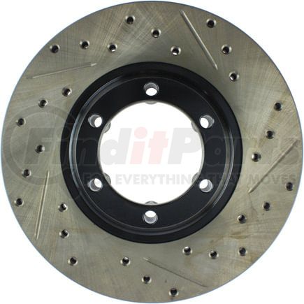 127.46025L by STOPTECH - StopTech Sport Drilled & Slotted Brake Rotor; Front Left