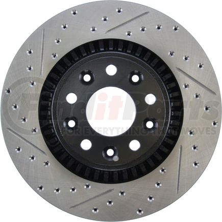 127.61080R by STOPTECH - StopTech Sport Drilled & Slotted Brake Rotor; Front Right