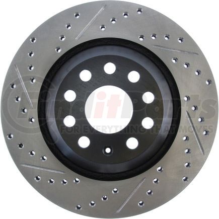 StopTech 127.33113CR Disc Brake Rotor StopTech Sport Cryo Drilled & Slotted Brake Rotor; Rear Right