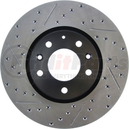 127.61088CR by STOPTECH - StopTech Sport Cryo Drilled & Slotted Brake Rotor; Front Right