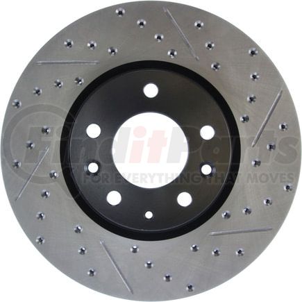 127.61088L by STOPTECH - StopTech Sport Drilled & Slotted Brake Rotor; Front Left