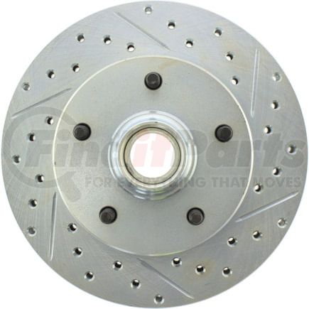 227.62000L by STOPTECH - Select Sport Drilled and Slotted Brake Rotor, Front Left