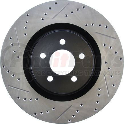 127.61089CR by STOPTECH - StopTech Sport Cryo Drilled & Slotted Brake Rotor; Front Right