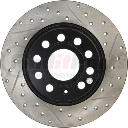127.33129L by STOPTECH - StopTech Sport Drilled & Slotted Brake Rotor; Rear Left