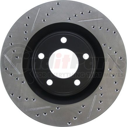 StopTech 127.61090R Disc Brake Rotor StopTech Sport Drilled & Slotted Brake Rotor; Front Right