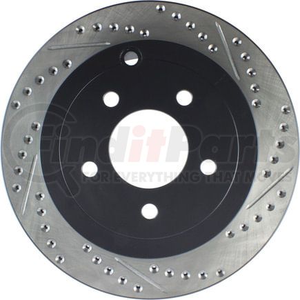 127.61091L by STOPTECH - StopTech Sport Drilled & Slotted Brake Rotor; Rear Left