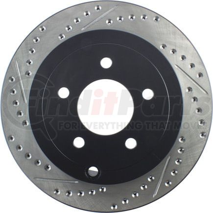 127.61091R by STOPTECH - StopTech Sport Drilled & Slotted Brake Rotor; Rear Right