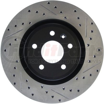 127.61094L by STOPTECH - StopTech Sport Drilled & Slotted Brake Rotor; Front Left