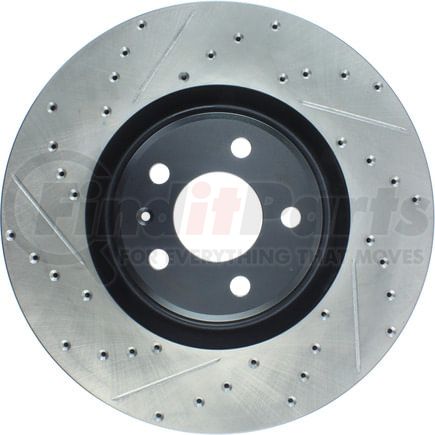 127.33134R by STOPTECH - StopTech Sport Drilled & Slotted Brake Rotor; Front Right