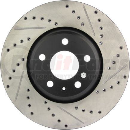 127.33136L by STOPTECH - StopTech Sport Drilled & Slotted Brake Rotor; Front Left