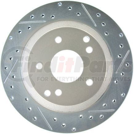 227.62041L by STOPTECH - StopTech Select Sport Drilled and Slotted Brake Rotor; Rear Left