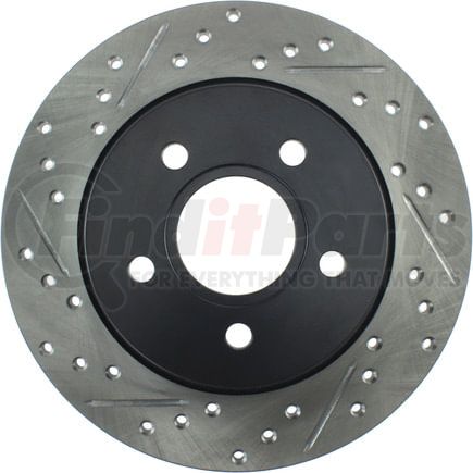 StopTech 127.61099R Disc Brake Rotor StopTech Sport Drilled & Slotted Brake Rotor; Rear Right