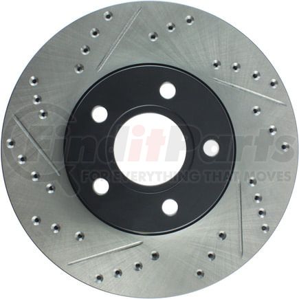 127.61100R by STOPTECH - StopTech Sport Drilled & Slotted Brake Rotor; Front Right