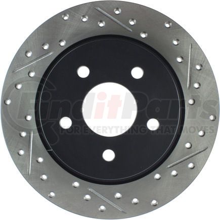 127.61101L by STOPTECH - StopTech Sport Drilled & Slotted Brake Rotor; Rear Left