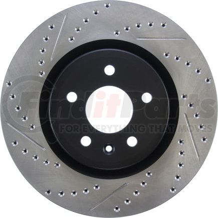 127.61102R by STOPTECH - StopTech Sport Drilled & Slotted Brake Rotor; Front Right