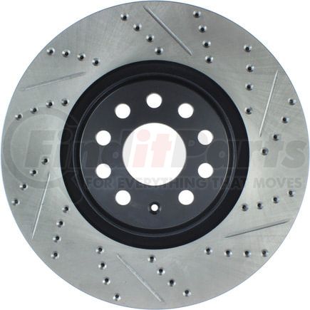 127.33144L by STOPTECH - StopTech Sport Drilled & Slotted Brake Rotor; Front Left