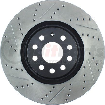 StopTech 127.33144R Disc Brake Rotor StopTech Sport Drilled & Slotted Brake Rotor; Front Right