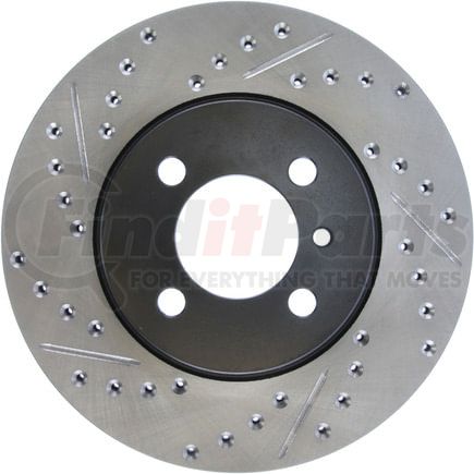 127.34018R by STOPTECH - StopTech Sport Drilled & Slotted Brake Rotor; Front Right