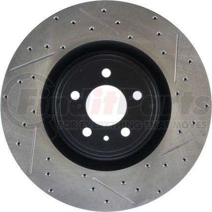 127.61106L by STOPTECH - StopTech Sport Drilled & Slotted Brake Rotor; Front Left
