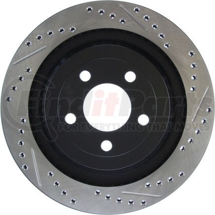 127.61109L by STOPTECH - StopTech Sport Drilled & Slotted Brake Rotor; Rear Left